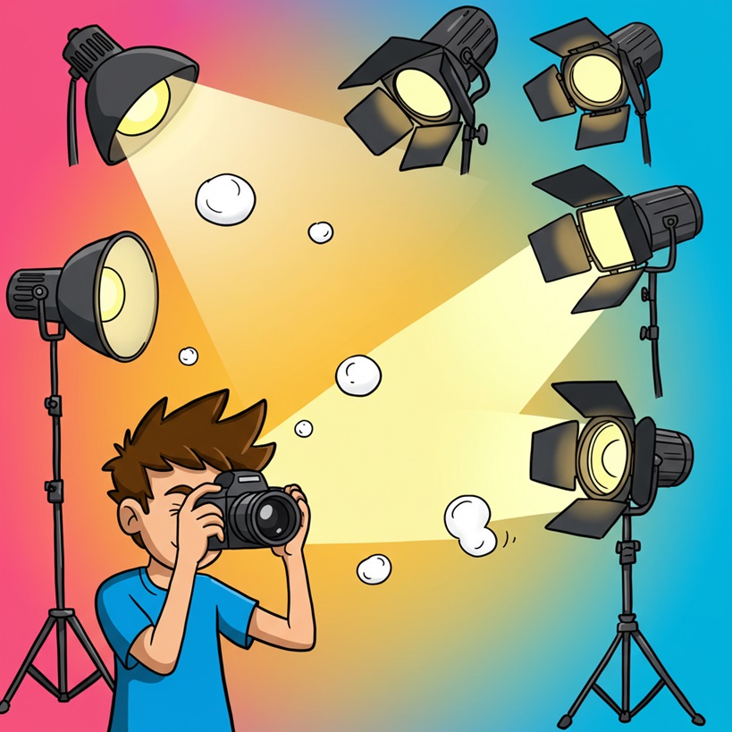 illuminazione fotografia
